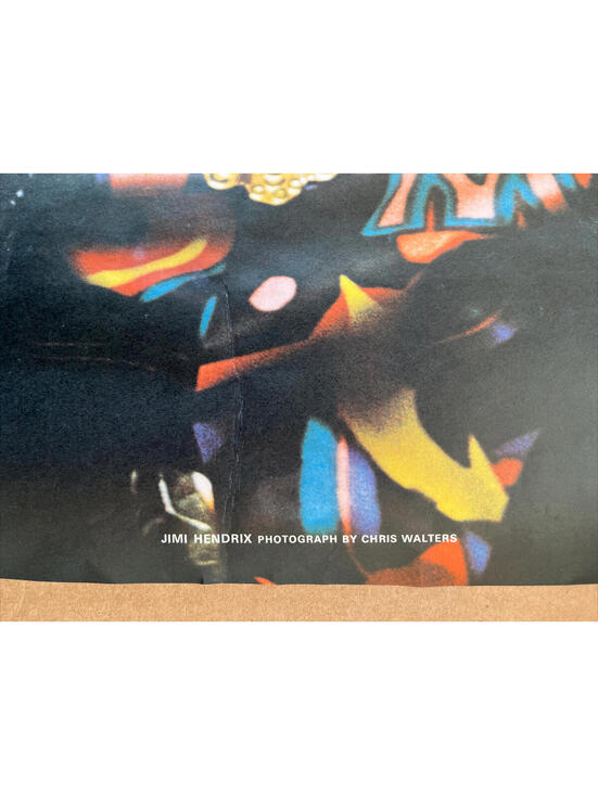 Vintage Original 1970s Pace International Jimi Hendrix Poster Music Head Shot - Picture 7 of 9